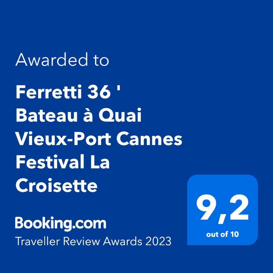 Ferretti 36 ' Bateau à Quai Vieux-Port Cannes Festival La Croisette Esterno foto